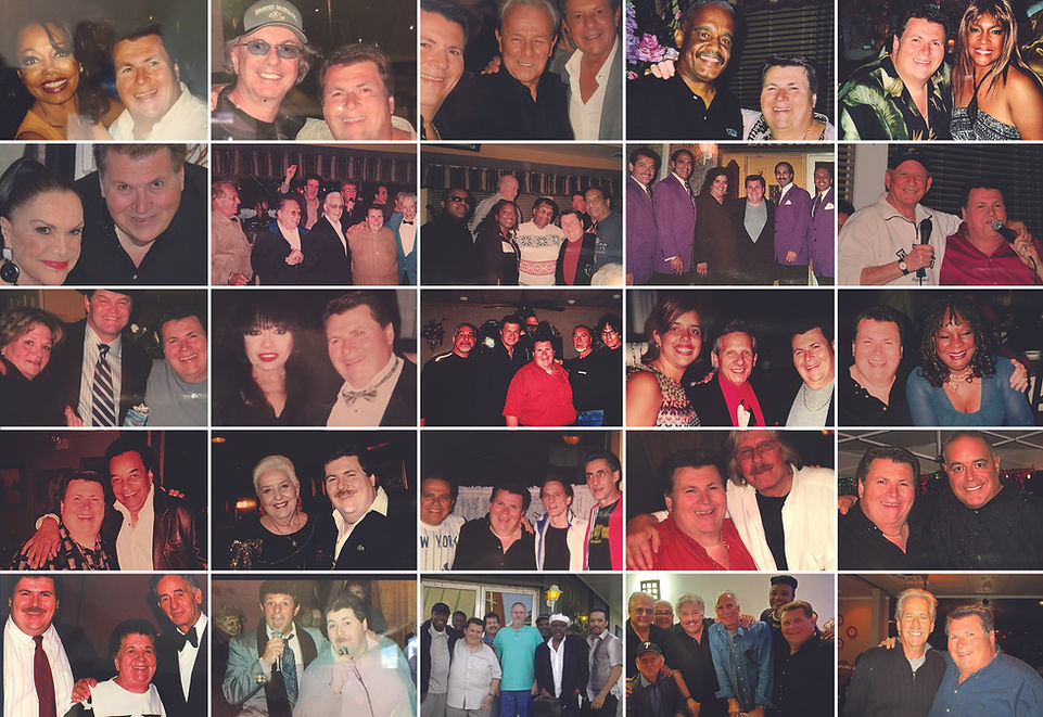Joey Photo Collage, singers, friends, Joey M's Wildwood
